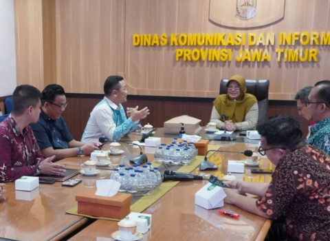 Diskominfo Jatim Terima Kunjungan Kerja Biro Hukum dan Komunikasi Publik BSSN