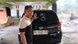 Insiden perusakan rumah dan pelemparan mobil milik Syahbudin terjadi di Desa Sikalondang, Dusun Lae Mbetar, Kecamatan Simpang Kiri Kota Subulussalam pada Jumat dini hari (17/10/2025) foto: 1st.
