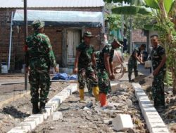 Satgas TMMD 126 Kodim 0816 Sidoarjo Fokus Tuntaskan Pembangunan di Desa Kedondong