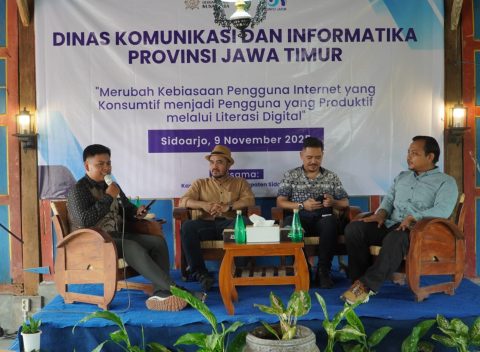 Diskominfo Jatim Gelar Cerdas Digital di Sidoarjo: Ubah Pengguna Internet Konsumtif Jadi Produktif