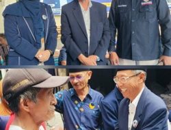Gelar Tasyakuran HUT ke-14 Partai NasDem, H. Marzuki Bersama H. Khurul Fatoni Bagikan 200 Paket Sembako