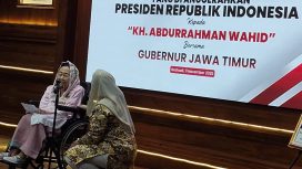 Istri mendiang Presiden keempat Republik Indonesia KH. Abdurrahman
