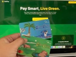 Dokumentasi: Kartu SanPay dapat di integrasikan dengan web SanPay untuk melacak jumlah jejak karbon