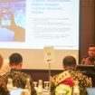 Wamenkomdigi Nezar Patria sebagai Keynote Speech dalam Seminar Accelerating PDP Law Enforcement through Public–Private Collaboration to Drive Digital Innovation di Fairmont Hotel, Jakarta Pusat, Selasa (11/11/2025). (Komdigi)