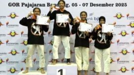 Empat Atlit Kodrat Sidoarjo Berhasil Raih Medali pada Kejurnas Pelajar Kodrat Kemenpora RI 2025 di Bandung