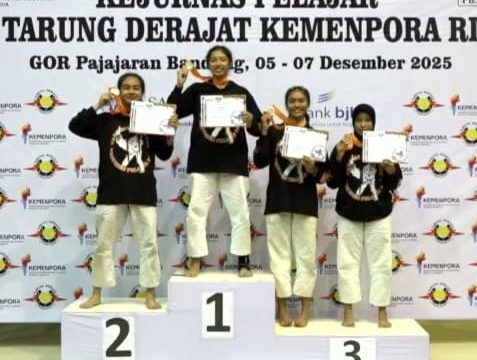 Empat Atlit Kodrat Sidoarjo Berhasil Raih Medali pada Kejurnas Pelajar Kodrat Kemenpora RI 2025 di Bandung