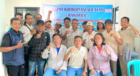 Plt Ketum & OKK SWI Pusat saat menghadiri Rakorwil SWI Jateng