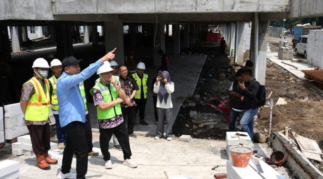 Bupati Subandi Pastikan Kualitas dan Progres Pembangunan Double Deck Parking RSUD R.T. Notopuro 