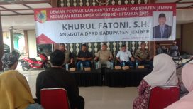 H Khurul Fatoni.Dewan perwakilan rakyat Daerah DPRD Kabupaten Jember gelar reses sidang ke lll