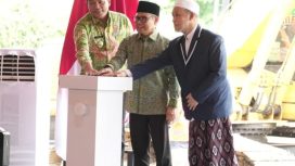 Menko PM Muhaimin Iskandar Resmikan Groundbreaking Pembangunan Ulang Ponpes Al Khoziny