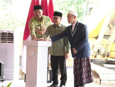 Menko PM Muhaimin Iskandar Resmikan Groundbreaking Pembangunan Ulang Ponpes Al Khoziny