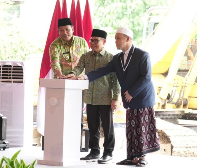 
					Menko PM Muhaimin Iskandar Resmikan Groundbreaking Pembangunan Ulang Ponpes Al Khoziny