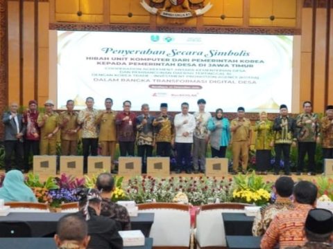 Perkuat Tata Kelola Digital, Ribuan Desa di Jawa Timur Terima Hibah Komputer dari Korsel