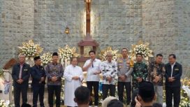 Pastikan Perayaan Natal 2025 Berjalan Aman, Forkopimda Sidoarjo Pantau Gereja
