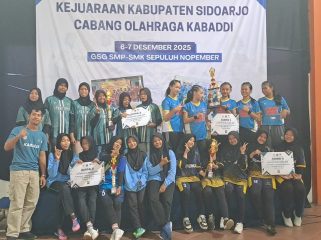 Kejurkab Kabaddi Sidoarjo 2025 Sukses Digelar, 129 Atlet Pelajar Ramaikan Kejuaraan Perdana