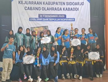 Kejurkab Kabaddi Sidoarjo 2025 Sukses Digelar, 129 Atlet Pelajar Ramaikan Kejuaraan Perdana