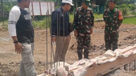 Kodim 0817/Gresik Tinjau Progres Pembangunan KDKMP di Kecamatan Driyorejo