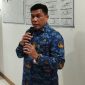 Sekda Depok, Mangnguluang Mansur pada apel Pencanangan Zona Integritas WBK dan WBBM melalui Reformasi Birokrasi yang digelar Dinas Penanaman Modal dan Pelayanan Terpadu Satu Pintu