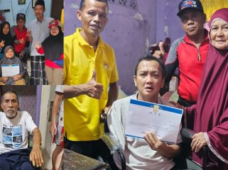 YGP Kembali Serahkan Bantuan Kursi Roda Untuk Warga Depok