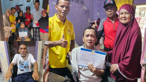 YGP Kembali Serahkan Bantuan Kursi Roda Untuk Warga Depok