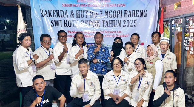 Rakerda 2025, SWI Kota Depok Komitmen Jadi Wartawan Berintegritas