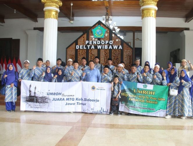 
					Pemkab Sidoarjo Berangkatkan 7 Juara MTQ Jatim Umroh