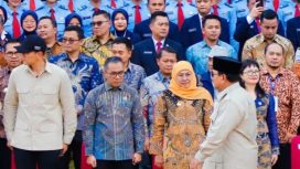 Gubernur Khofifah Dampingi Presiden Prabowo Resmikan SMA Taruna Nusantara Kampus Malang