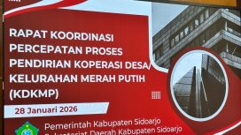 Dukung Program Presiden, Bupati Sidoarjo Instruksikan Percepatan Pendirian Koperasi Desa Merah Putih
