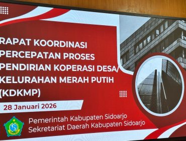 Dukung Program Presiden, Bupati Sidoarjo Instruksikan Percepatan Pendirian Koperasi Desa Merah Putih