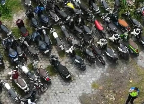 Polres jember amankan sejumlah ranmor1