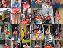 Yayasan Global Pelangi Salurkan Puluhan Paket Sembako untuk Lansia di Depok