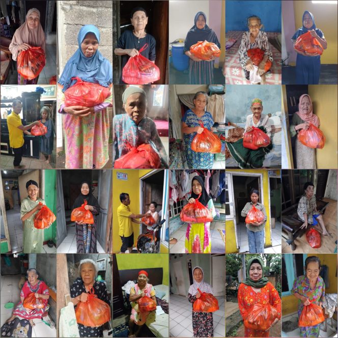 
					Yayasan Global Pelangi Salurkan Puluhan Paket Sembako untuk Lansia di Depok