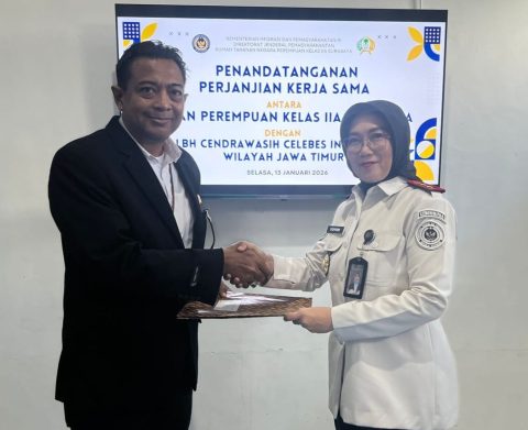 YLBH CCI Jatim Teken PKS dengan Rutan Perempuan Kelas IIA Surabaya