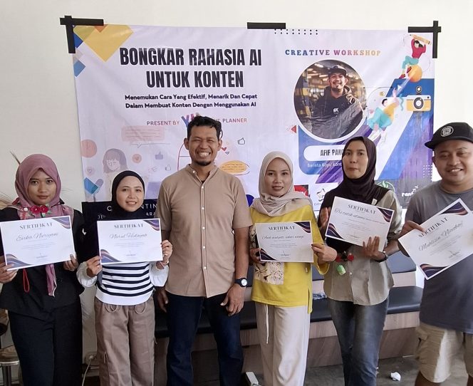 
					Dorong SDM Digital dan Tekan Angka Pengangguran, Pengusaha Muda Jepara Gelar Pelatihan Konten Kreator AI 