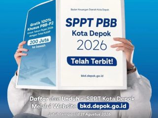Leaflet digital SPPT PBB Kota Depok. (dok: IG bkdkotadepok).
