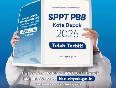 Leaflet digital SPPT PBB Kota Depok. (dok: IG bkdkotadepok).