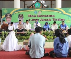 Peringati Harjasda ke-67, Pemkab Sidoarjo Gelar Doa Bersama 1.000 Anak Yatim 