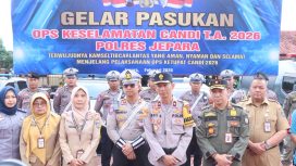 Polres Jepara Kerahkan Puluhan Personel di Operasi Keselamatan Candi 2026