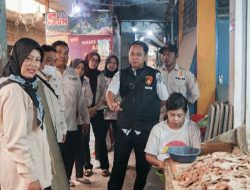 Satgas saber Polres jember sidak pasar