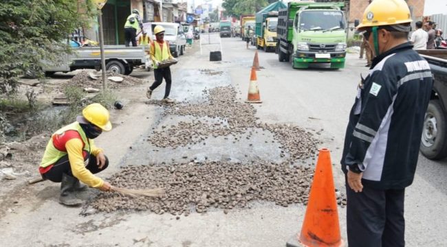 Perbaikan Jalan Digenjot Jelang Lebaran, 41 Ruas di Sidoarjo Ditangani Bertahap