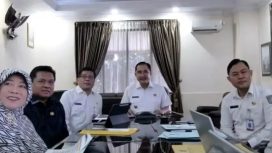 Tangkapan layar Forum Renja Setda Depok Secara Daring.