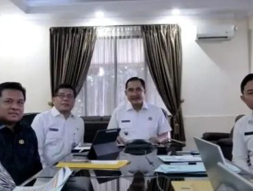 Tangkapan layar Forum Renja Setda Depok Secara Daring.