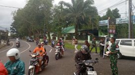 Relawan TEMPE ABY dan Provost Brigif 9/DY/2 Kostrad