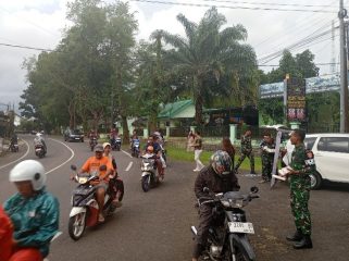 Relawan TEMPE ABY dan Provost Brigif 9/DY/2 Kostrad