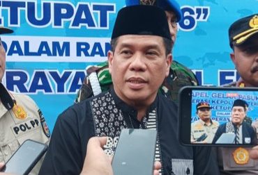 Sekretaris Daerah Kota Depok, Mangnguluang Mansur usai Apel Gelar Pasukan 2026 pada Kamis 12 Maret 2026 (Dok. indorayatoday.com)