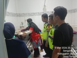 Polsek Kalinyamatan Evakuasi Jasad Anak 10 Tahun yang Tenggelam di Sungai Setanjung.