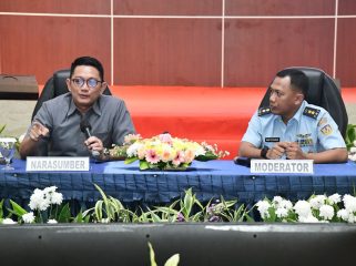Dr. Ian Montratama menjadi narasumber dalam Rapat Koordinasi Intelijen TNI Angkatan Udara (Rakor Intelau) di Markas Besar TNI Angkatan Udara (Mabesau).