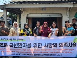 Konsisten Menebar Kebaikan, YGP Salurkan Kaki Palsu Untuk Warga Depok