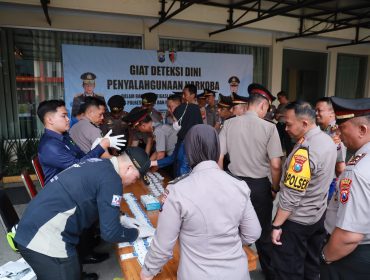 Kapores jember lakukan Giat deteksi dini pemyalagunaan Narkoba