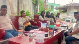 Andrie Once Ketua SWI Jawa Tengah (kedua dari kiri) saat memimpin rapat koordinasi. Dok. Narsum